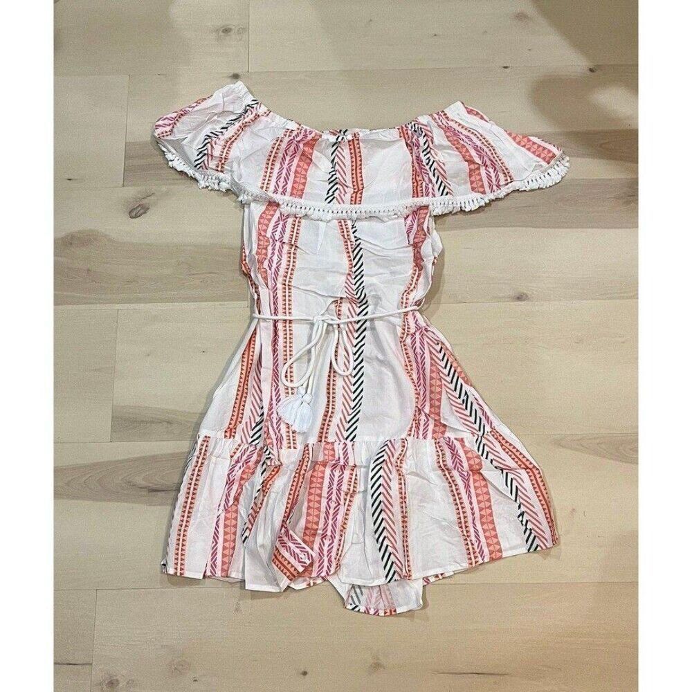 Anthropologie Mazik NEW Women Medium Summer Mini Dress Boho Vacation Coastal - Picture 5 of 8